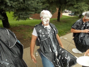Leadership Event Pies in Face