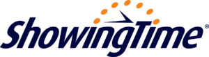 Logo for showingtime service with clock face